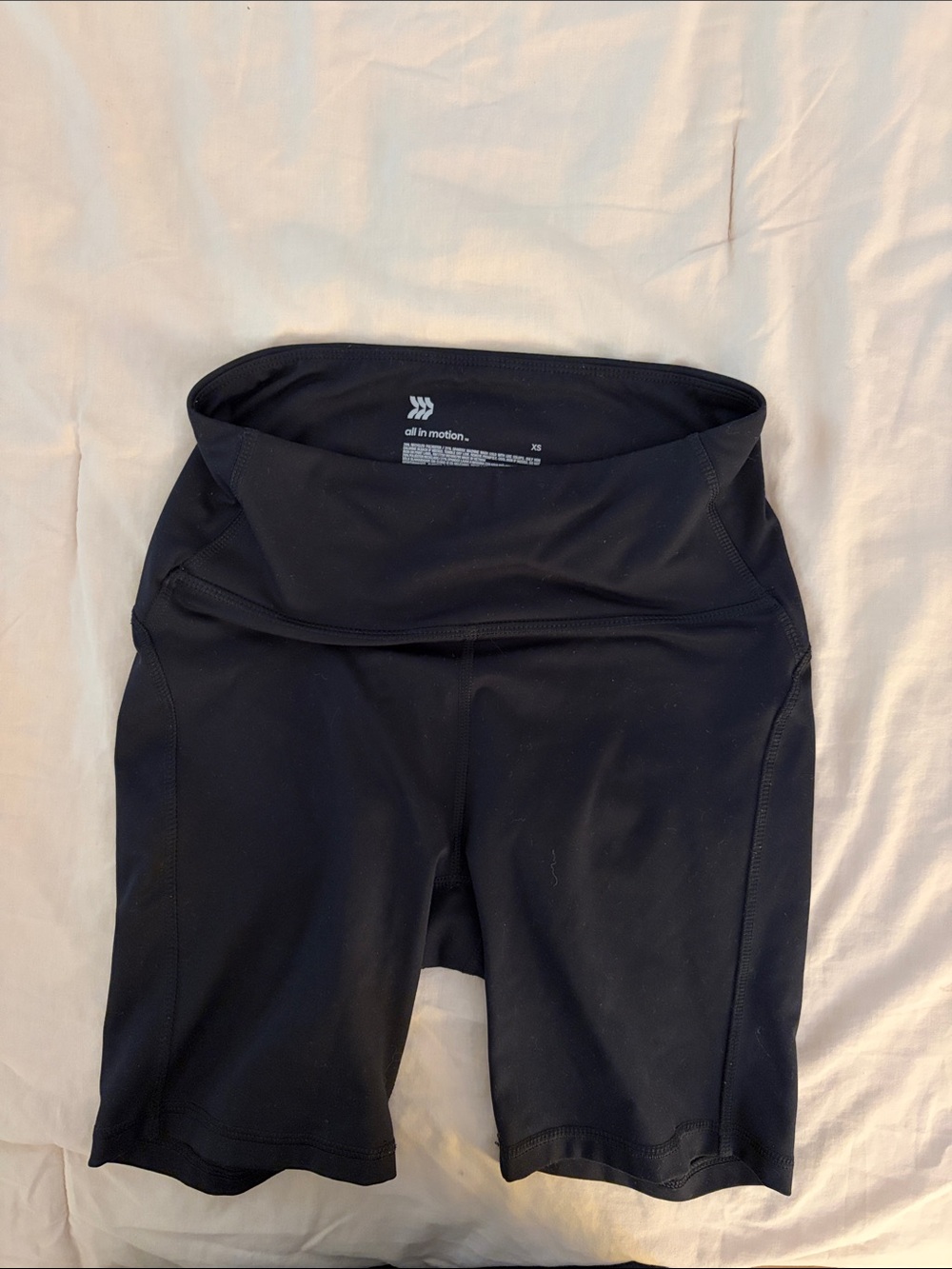 all in motion Black High-Waist Bike Leggings
